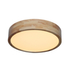 Okrągły plafon Norton PLF-73827-3KS4KS65K-WO Italux LED 24W 3000-6500K drewniany biały