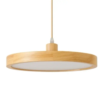 Lampa wisząca do jadalni Woody LWWOOD LED 18W 3000K drewniana