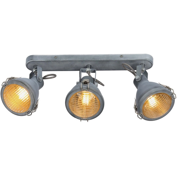 Kinkiet LAMPA industrialna CRODO 93-71125 Candellux regulowana OPRAWA metalowy plafon rustykalny szary