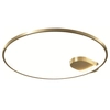 Okrągły plafon CGELYPTC metalowy pierścień LED 25W 3000K mosiądz