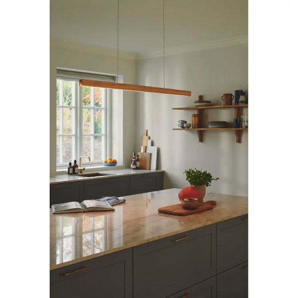 Lampa wisząca listwa Ilgas 2412053014 LED 47W 3000K nad stół naturalny