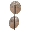 Skandynawska stojąca lampa Lunar Wood 16135 drewniana brązowy