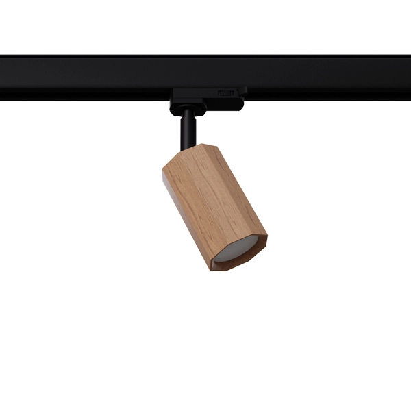 Trójobwodowa lampa sufitowa ZEKE MYL.00460 drewniana czarna