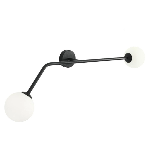 Modernistyczna lampa ścienna PURE 1064D1 Aldex szklane kule