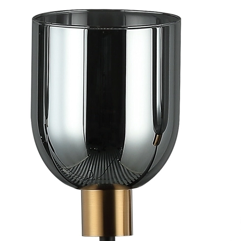 Nowoczesny kinkiet Servio WL-66892-2A-BK-SG czarny