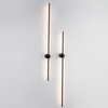 Ledowy kinkiet metalowy Tunja LE42606 czarny 20W 3000K lampa do salonu