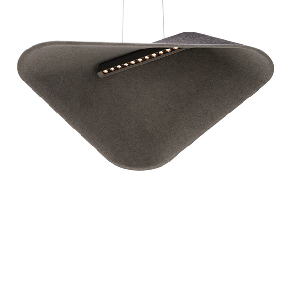 Lampa wisząca sypialniana Carbon P0567 Maxlight LED 8W 3000K czarna szara
