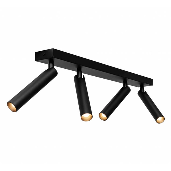 Lampa LED ścienno-sufitowa Roll 50922402 Kaspa 16,8W 3000K tuby czarne