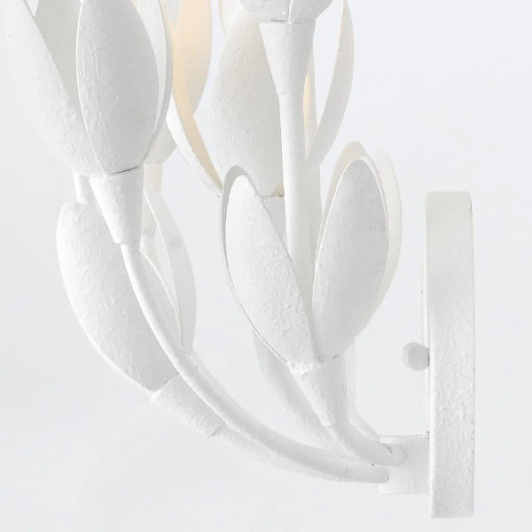 Naścienna lampa do przedpokoju Flora QN-FLORA-3W-WHT kwiaty białe