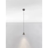 Metalowa lampa wisząca GRONVILO LE45439 LED 5W 3000K stożek czarny