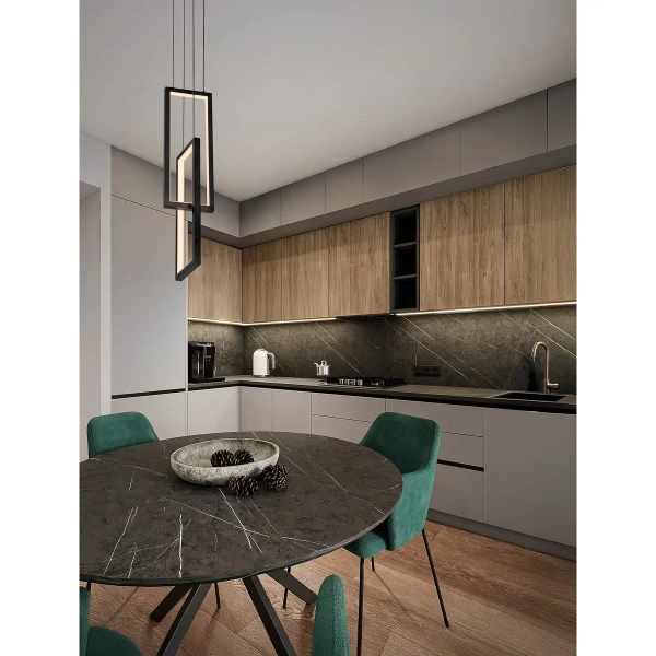 Metalowa lampa wisząca ANZELIO LE45475 LED 37W 3200K czarna