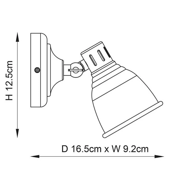 Klasyczny kinkiet ścienny Westbury 76277 z regulacją mosiądz