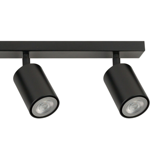 Lampa sufitowa ZOOM 33313 Sigma regulowane reflektorki czarne