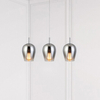 Szklana LAMPA wisząca PETUNIA 5252 Rabalux skandynawski zwis loftowy do salonu chrom