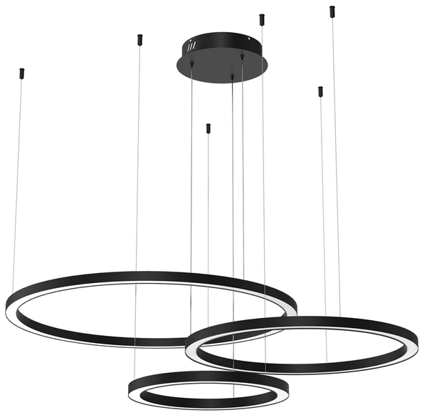 Wisząca lampa Galaxia ML8789 LED 85W 3500K do jadalni czarna