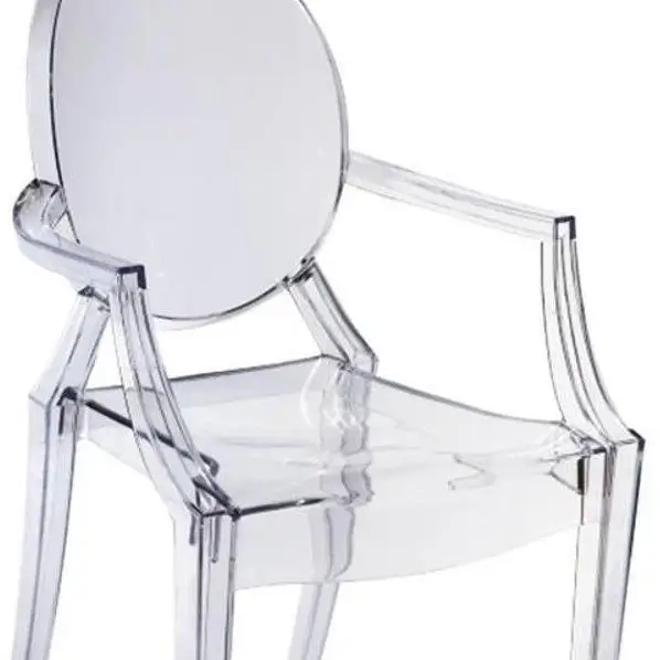 Krzesło z podłokietnikiem Spirit MH-006CH-T Moos hampton transparentne