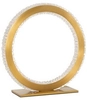 Stołowa lampa glamour Monte ring crystal LED 20W 3000K złoty