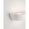 Gipsowa lampa ścienna BENAVIX LE45568 półokrągła biała