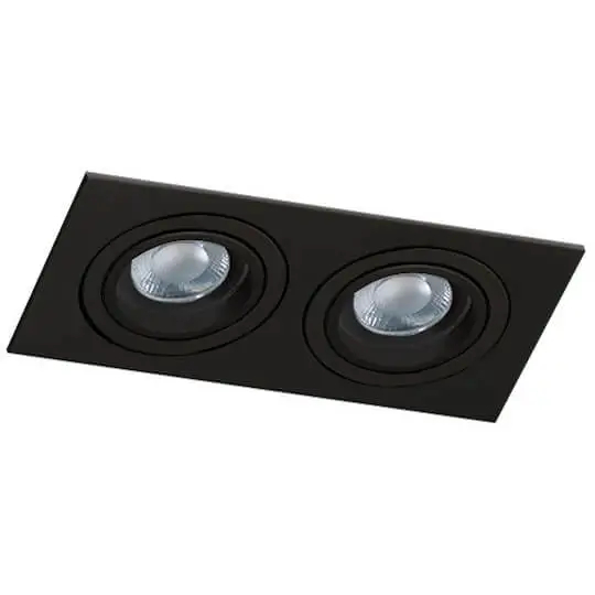 Metalowa lampa sufitowa Caro AZ2437 Azzardo podstropowa do sypialni czarna