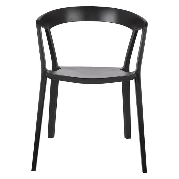 Minimalistyczne krzesło Vibia 210-APP.BLACK King Home czarne