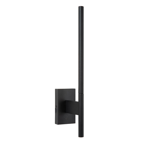 Podłużna lampa ścienna Finan 68210/06/30 Lucide LED 6W 2700K tuba czarna