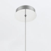Wisząca lampa Espada QN-ESPADA-1P-PC LED 18W 3000K szklana tuba srebrny