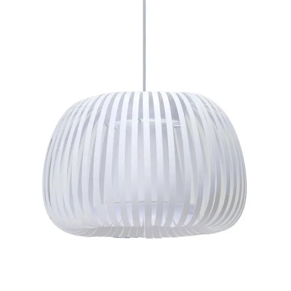 Salonowa lampa wisząca AGORA AZ6641 nad stół ażurowa biała