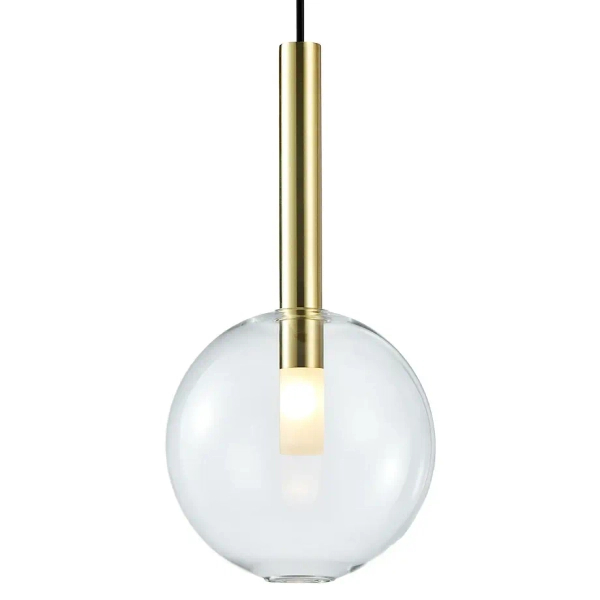 Kulista lampa wisząca NIKO GOLD ML0328  do jadalni kula złota