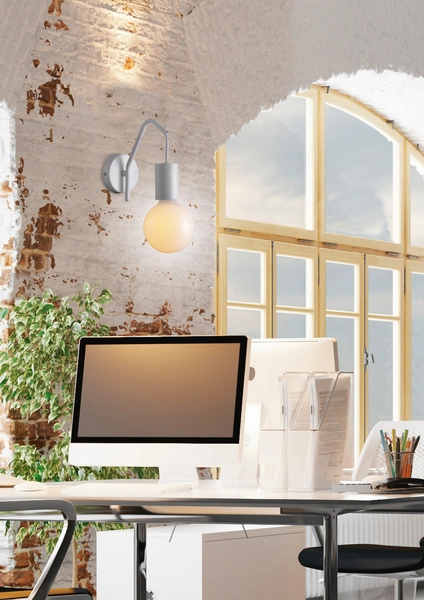 Kinkiet LAMPA ścienna BASSO 21-70982 Candellux metalowa OPRAWA hygge biała