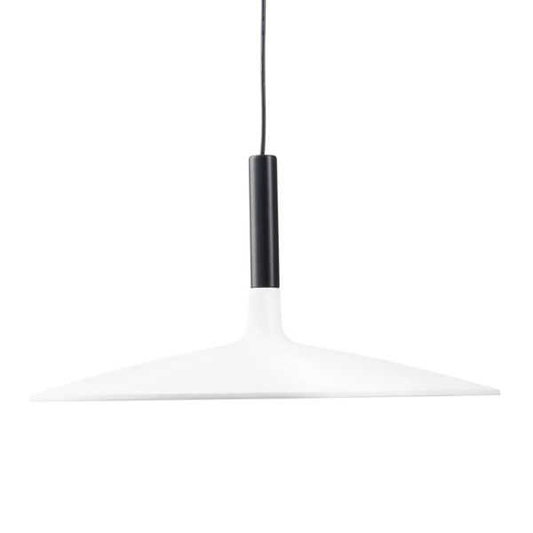 Wisząca lampa talerz Hank ST-10229P white LED 7W 3000K metalowa biała czarna