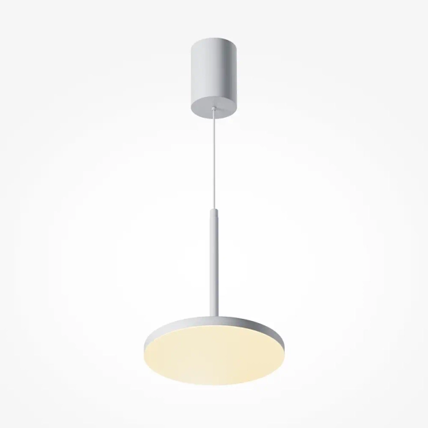 Wisząca okrągła lampa Plato P076PL-L12W3K-W LED 12W 3000K biała