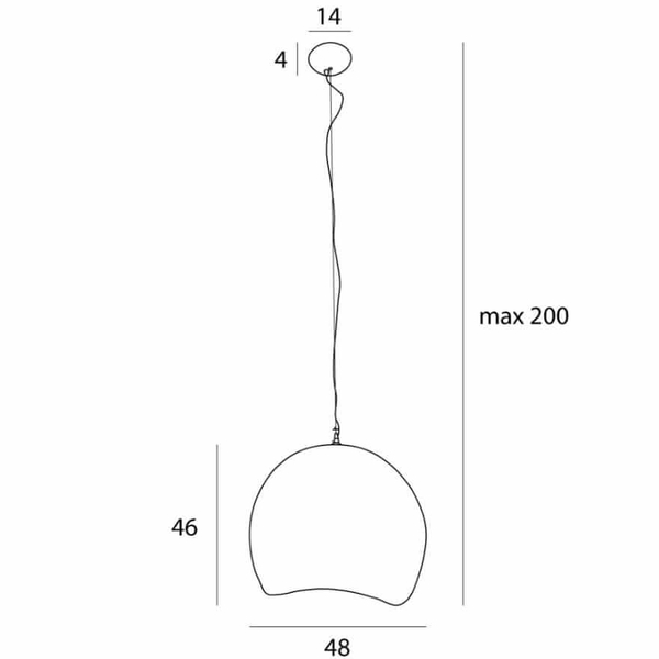 Lampa wisząca jadalniana Pierre P0533 nad stół biała