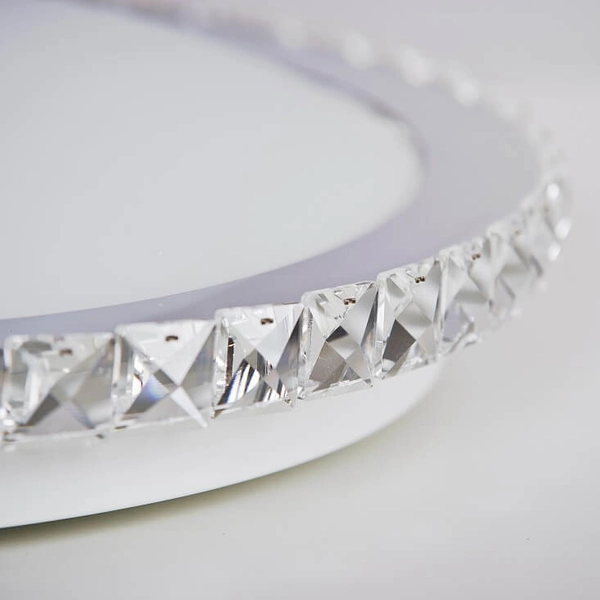 Plafoniera sufitowa Gallant AZ1592 LED 24W 3000K srebrna kryształowa