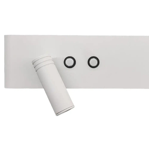 Minimalistyczny kinkiet Resort ML1569 LED 10W+3W 4000K biały