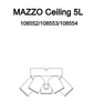 Ściemnialna lampa sufitowa Mazzo 108553 Markslojd 5-punktowa złota