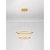 Podwójna lampa wisząca DONTERIO LE45399 LED 69W 3000K ringi złote
