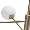 Sufitowa lampa do salonu Belluno 1246 molekułowa złoty biały