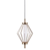Druciana lampa wisząca Sevil PND-34403-1-HBR LED 5W 3000K diament złoty