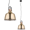 Regulowana LAMPA wisząca AMALFI 8381 Nowodvorski loftowa OPRAWA reflektorowy ZWIS szklany złoty