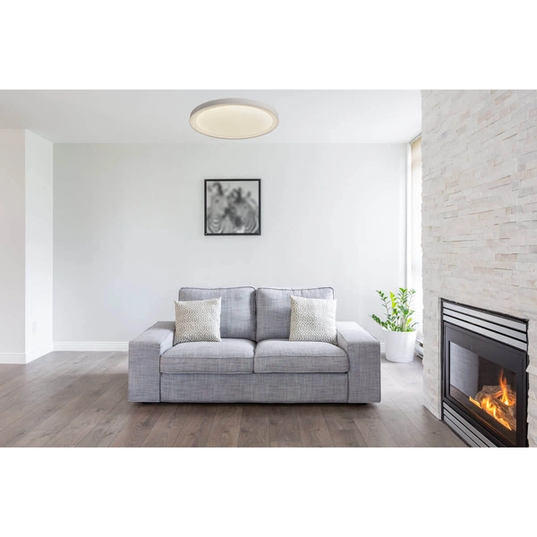 Łazienkowy plafon Vegas LP-550/1C S 4WH Light Prestige LED 18W 4000K IP54 biały