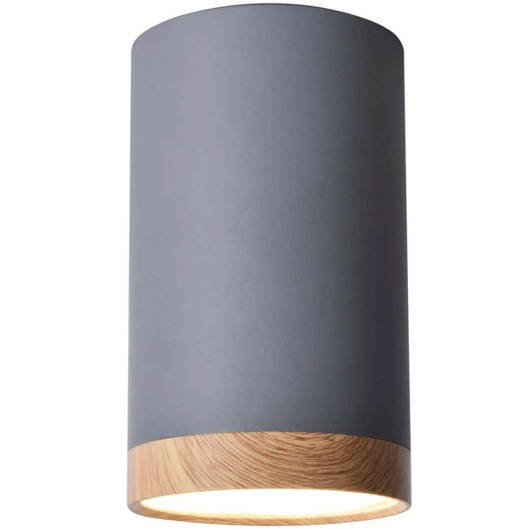 Lampa sufitowa 2282879 okrągła skandynawska LED 9W 4000K downlight szary