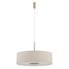 Nowoczesna wisząca lampa SANTANA 11653 do jadalni kremowa