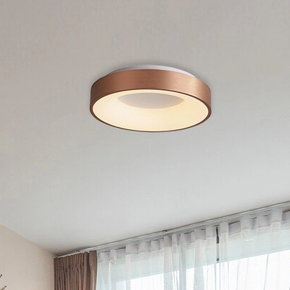 LAMPA plafon CARMELLA 5052 Rabalux okrągła OPRAWA metalowa LED 30W 4000K sufitowa złota biała