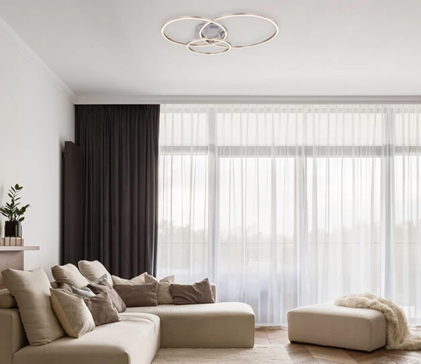 Lampa sufitowa Munni 67220-40R pierścienie LED 40W 3000K satyna