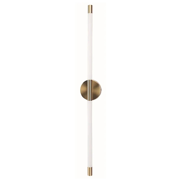 Podłużny kinkiet Linear KWL-Z LED 14W 3000K tuba złota