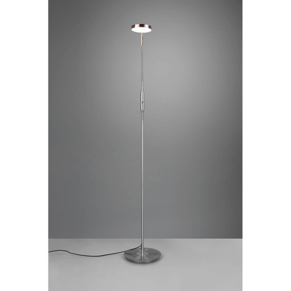 Lampa podłogowa ze ściemniaczem NEMIO DL107423310 LED 12W 2300-4000K srebrny