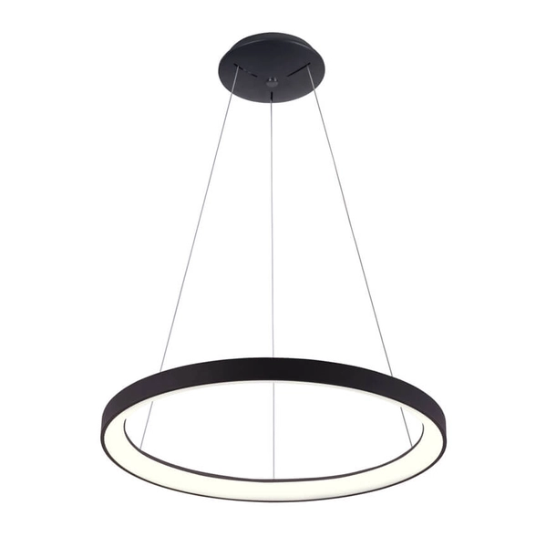 Lampa wisząca Vico PND-53675-048RPC-BK-3KS4K Italux LED 38W 3000-4000K ring czarna