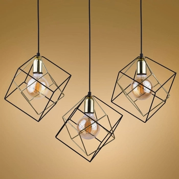 Lampa wisząca druciana Alambre 2699 TK Lighting industrialna czarna