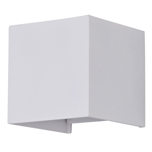 Kinkiet na taras lampa ścienna Fulton O572WL-L6W LED 6W 3000K kostka biała