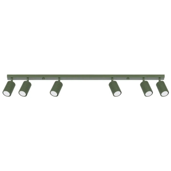 Lampa sufitowa na listwie KARBON SL.1623 tubki regulowane oliwkowe